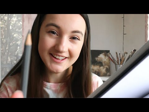 ASMR | Sketching Your Portrait Roleplay ✏️