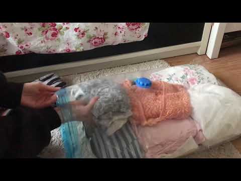 [ASMR] Putting Clothes into a Crinkly Bag