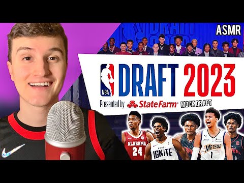 [ASMR] 2023 NBA Mock Draft 🏀💤
