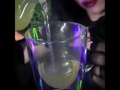 ASMR Witch Peaches brews Potion #Shorts