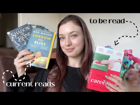 ASMR April TBR 🌸 Current Reads 📚 whispers, book triggers, book tapping, page turning