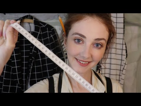 A Suit Fitting ASMR (Measuring, Whispering, Close-Up Attention)