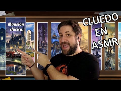 ASMR VISUAL - CLUEDO THE CLASSIC MYSTERY (TABLERO MANSIÓN TUDOR)