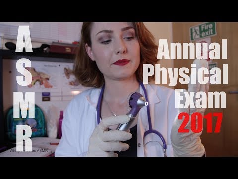 ASMR - ANNUAL PHYSICAL EXAM 2017 - (Medical Role-Play)