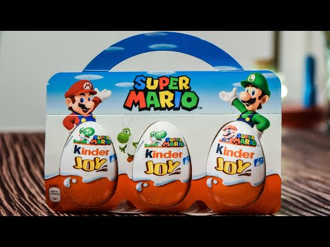 ASMR - Kinder Joy Eggs (Super Mario Edition)