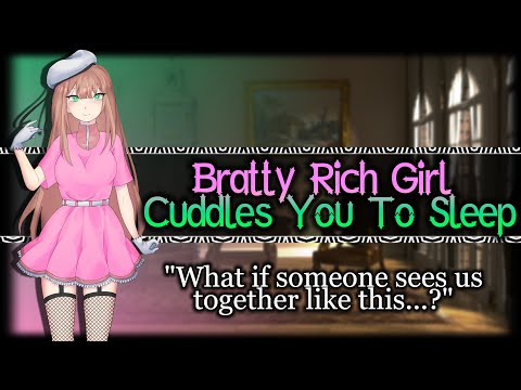 Bratty Rich Girl Cuddles You To Sleep[Bossy][Tsundere][Spoiled] | Slice of Life ASMR Roleplay /F4A/