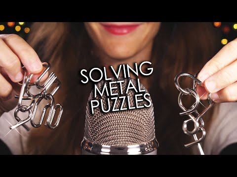 [ASMR] Solving Metal Puzzles 😍 Very Tingly (No Talking)