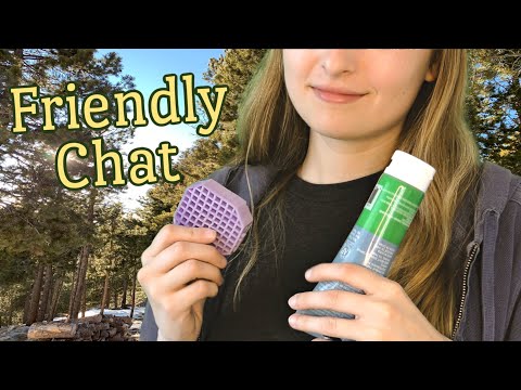 ASMR Ramble | Having a Chat with My Friends (mic scratching, tapping, squishing)