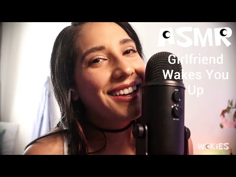 ASMR Girlfriend Wakes You Up | Kisses | Real Ambient Noise