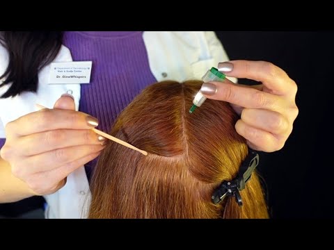 ASMR Medical Scalp Check with Bad Results & Fabric Sounds (Whispered)