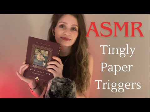All of Paper Triggers 📚 | ASMR Crinkly, Tingly, Page Turning, Tapping, Scratching