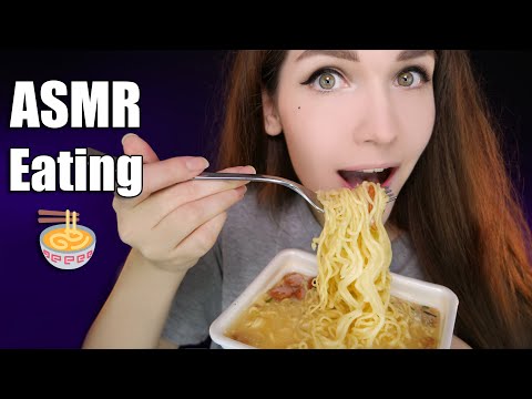 АСМР Итинг Доширак 🍜 ASMR Doshirak (Noodles) 🍝 EATING SOUNDS 🍲