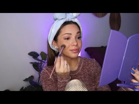 ASMR - Doing My Makeup With You 🤍 | Relaxing Ramble & Catch Up