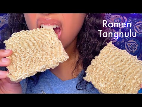 ASMR | Candied Ramen Noodles 🍜 | Ramen Tanghulu