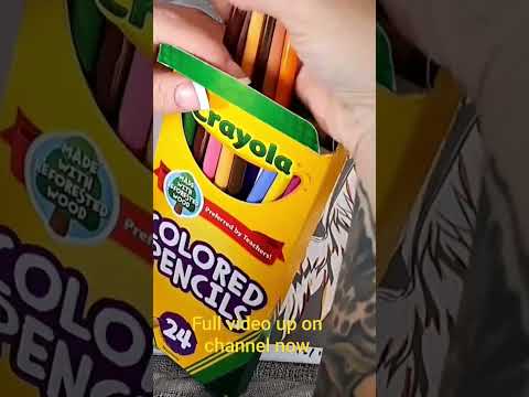 ASMR Marker and Colored Pencil Sounds