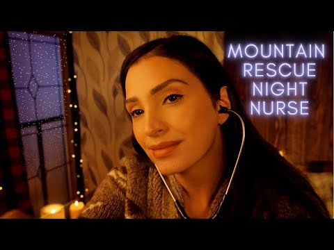 ASMR Night Nurse | MOUNTAIN RESCUE | Scalp Examination, Medical Treatment