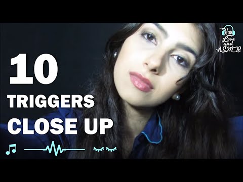 ASMR Português - 10 triggers Close Up - Personal Attention - Cuidando de você