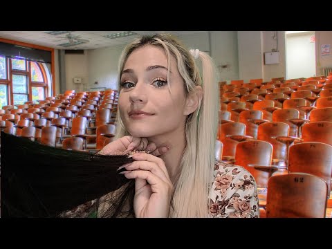 ASMR Crazy Roommate Plays With Your Hair in Class (Personal Attention, Roleplay)