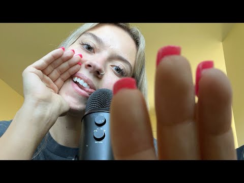 ASMR| Fast & Aggressive to Slow & Sensitive Mouth Sounds, with layered Hand Sounds