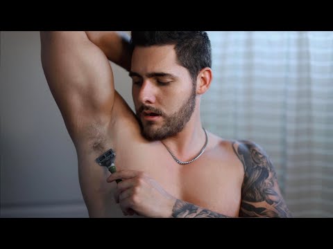 Shaving My Armpits For ASMR - Shaving, Buzzing, Rambling - Male ASMR Whisper