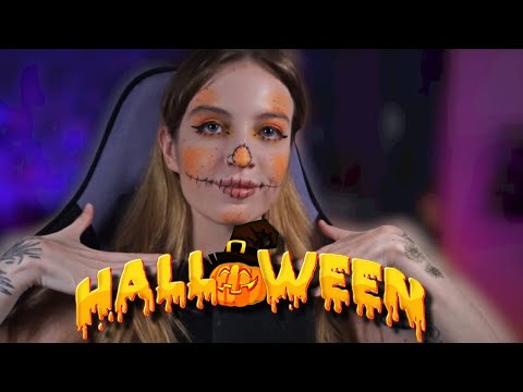 ASMR Halloween Make Up 🎃 Español / English