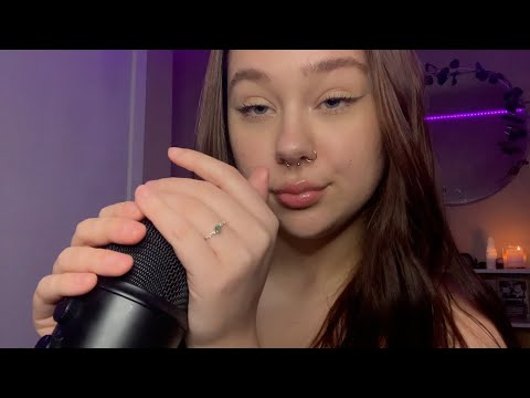 ASMR Fast & Aggressive Wet Mouth Sounds (Clicky Whispers, Hand Sounds…)