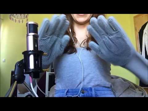 ASMR - with rubber dishwashing gloves (with soap and lotion sounds)🧽🧴😊