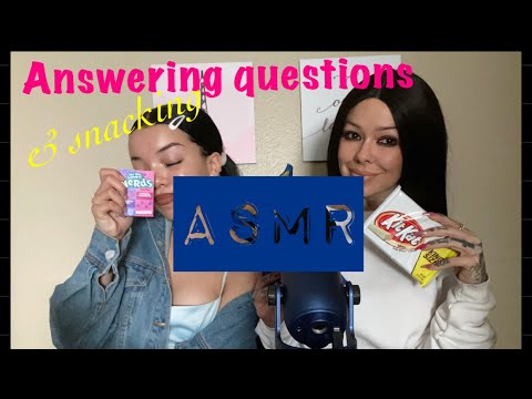 Daughters asks me questions asmr 😱