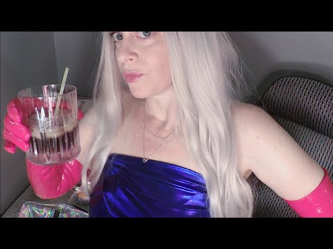 ASMR Tinder Date With A Catfish Role Play | Gum Chewing | Tingly Whisper | Sticky Leather Gloves