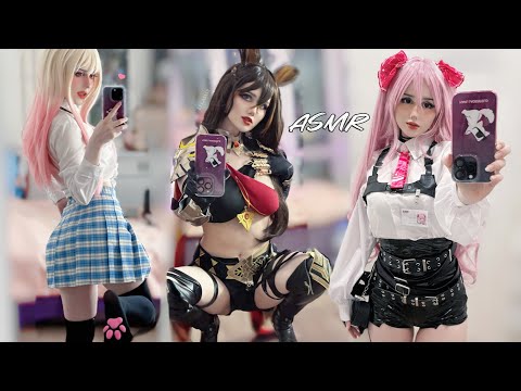 ASMR | Choose your girlfriend for a cozy sleep💤 🎀 Cosplay Role Play