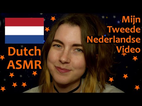 Dutch ASMR: English Girl Tries Speaking Dutch 2!/ Mijn Tweede Nederlandse Video! [Hand Movements]