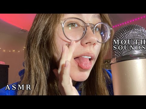 ASMR | fast mouth sounds, hand sounds, and hand movements!