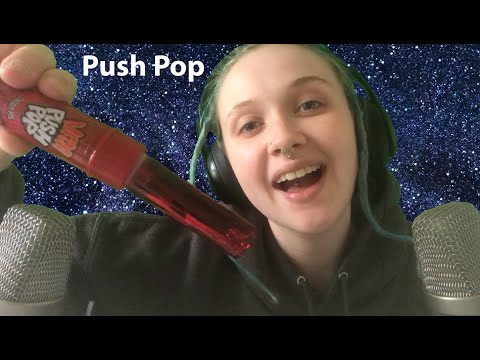 Push Pop 👅 Cherry Pie 🍒 ASMR Lollipop 🍭