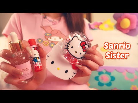 ASMR | Your Little Sister Gets You Ready for Bed 🧸🍬 (layered personal attention sounds ) ft. Dossier