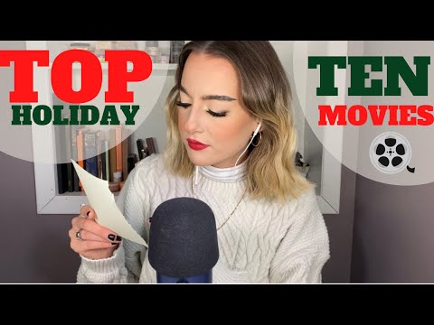ASMR | my top 10 favourite christmas movies of all time (whispered)