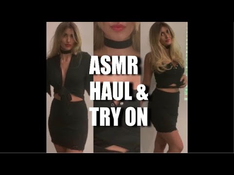 ASMR Haul and Try On (Whispered)