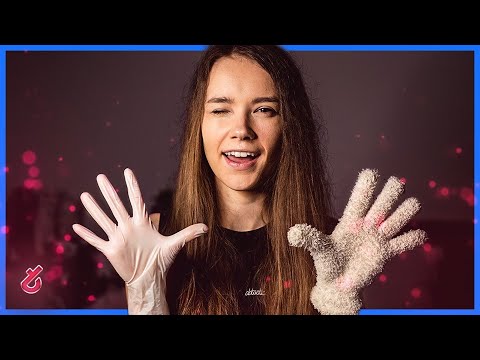 Latex and fluffy gloves | Personal attention - #ASMR #Relaxing 48/100