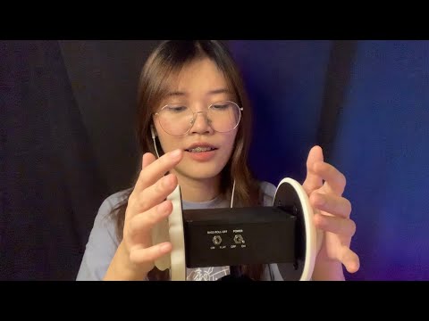 ASMR Scratching Your Ears (Intense) *Repeat with Black Screen เกาหู