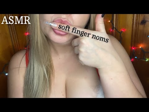 ASMR | soft + sensual finger licking/noms 😛💦