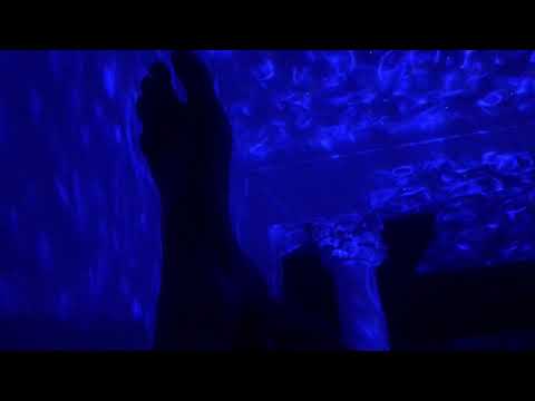 ASMR Blue velvet floating sensual Feet dance :)