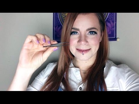 ASMR Pampering - Eyelash Extensions and Eyebrow Shaping Role Play