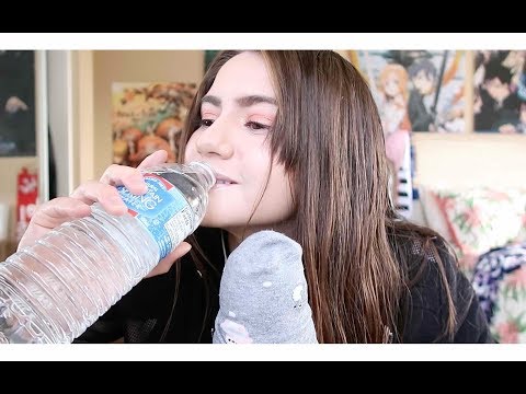 ASMR Drinking H20/ Water Sounds
