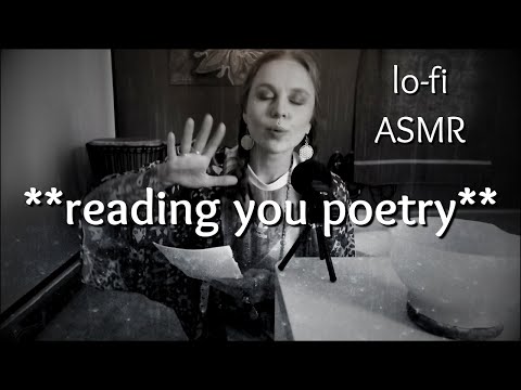 ASMR POETRY | asmr reading to you | asmr bedtime story {lo-fi asmr with rain effects}