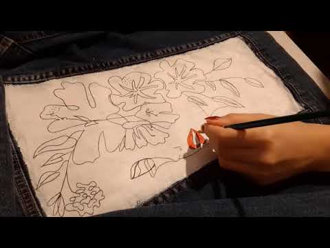 نقاشی مینیمال روی لباس - نقاشی مینیمال فانتزی - قسمت دوم