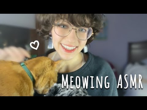 Meowing You to Sleep ASMR 🐱 Neko Cat Roleplay Featuring... My Cat! [Soft Spoken, Trigger Words]