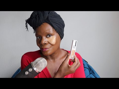 TRYING MAYBELLINE SUPER STAY CONCEALER ASMR MAKEUP TRY ON