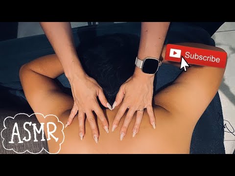 ASMR⚡️Gentle neck and head massage with long nails! (LOFI)