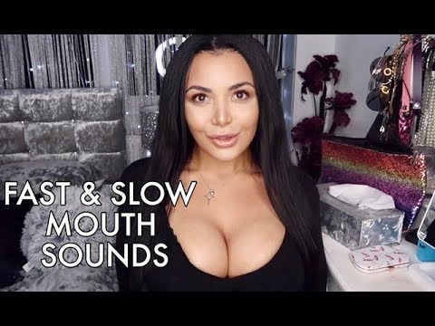 ASMR 👄 FAST & SLOW WET MOUTH SOUNDS 👄