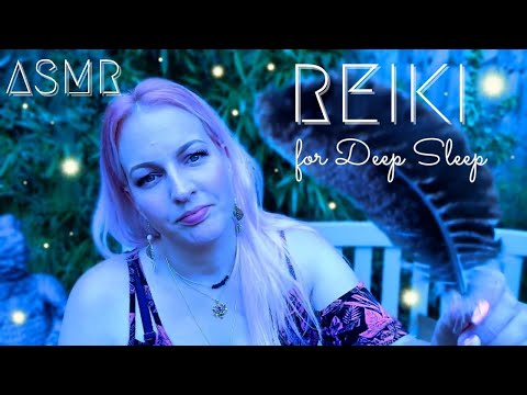 REIKI ASMR Extremely Hypnotising 💤 Sleep Relaxation - Sage Cleansing, Crystals & Feather tingles 🪶