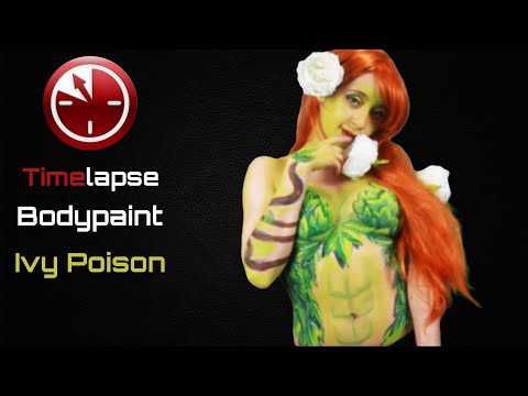 Time-lapse Bodypaint Ivy Poison